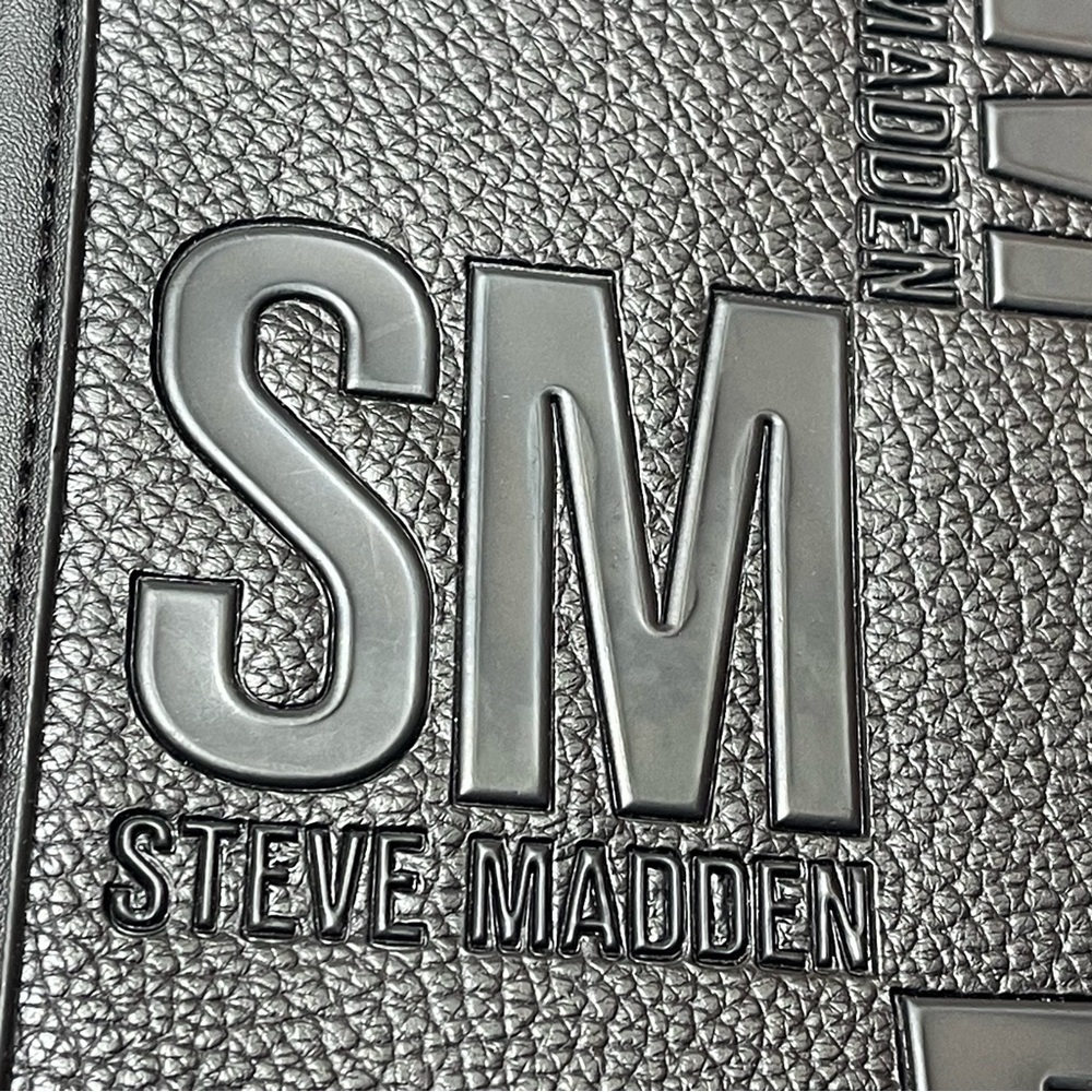 Steve Madden Bmateo Top Handle Crossbody Bag Black Faux Leather - Picture 16 of 16